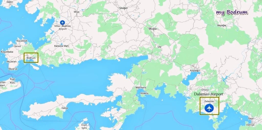 Dalaman Airport Dalaman Airport Map