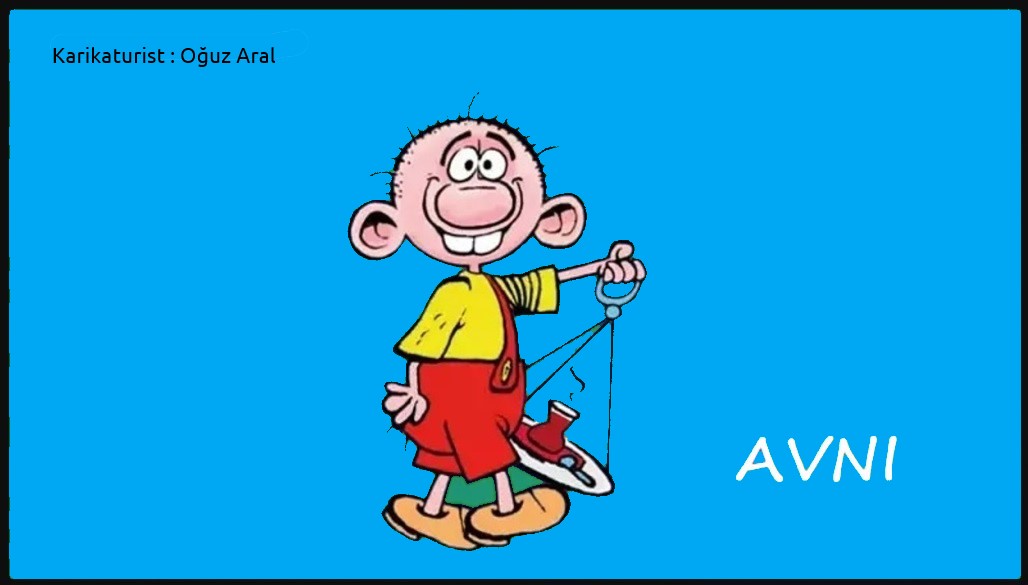 Türkischer comics Character Avni Türkischer comics Character Avni