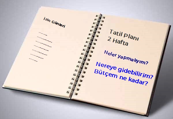 Tatili Planlama Tatili Planlama